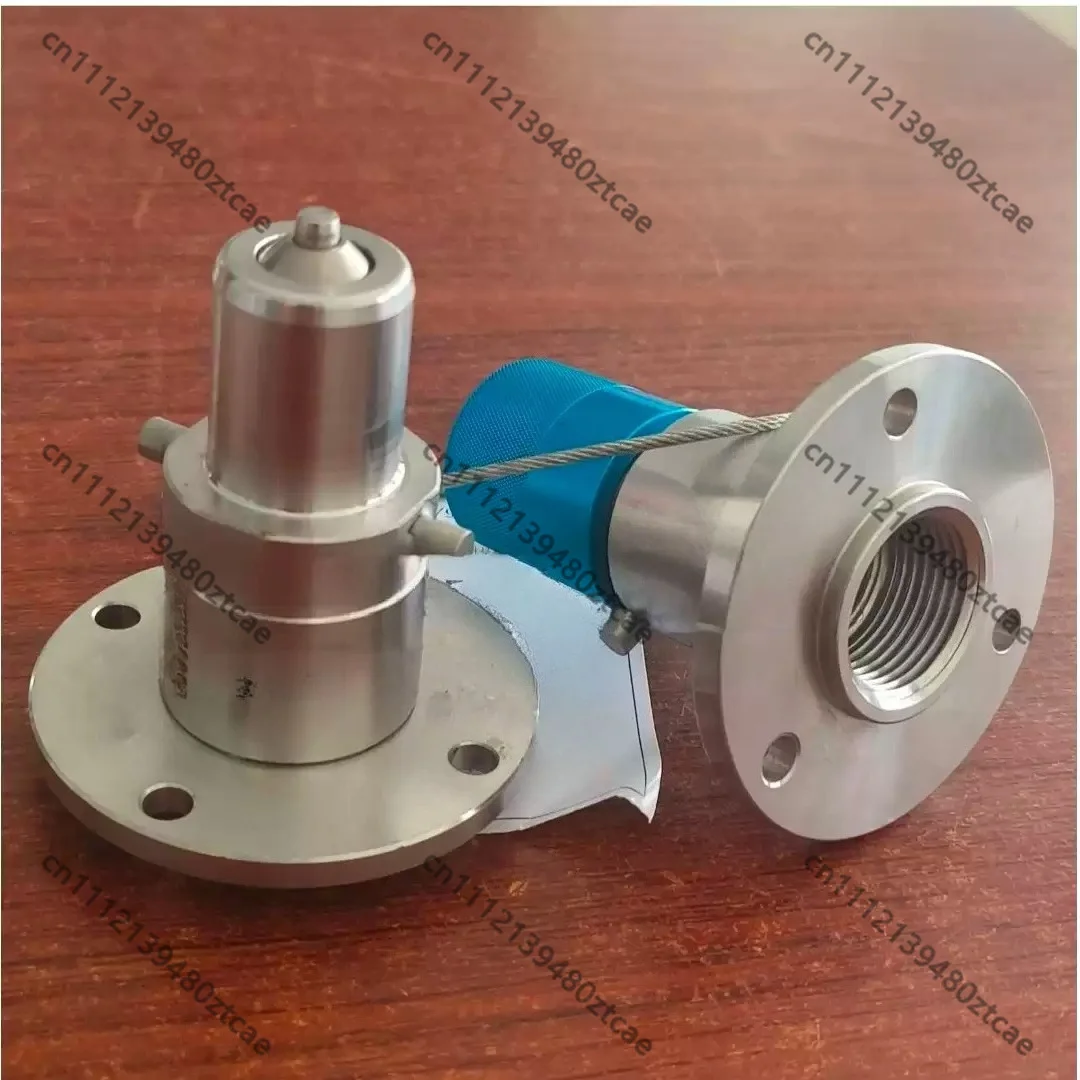 DHK-10A Cryogenic Valve Gas Return Port LNG Liquid Filling Port Return Valve Fitting For Gas Station Vehicle Cryogenic Gas Tank