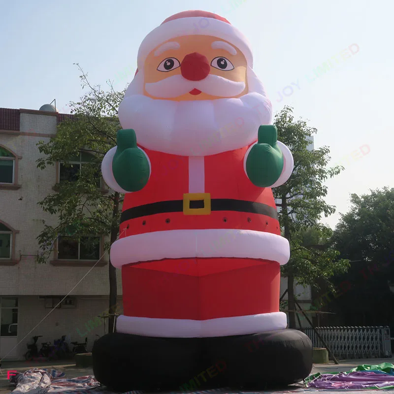 

33FT Giant Inflatable Santa Outdoor Christmas Decorations Large Blow Up Santa Claus for Xmas Yard