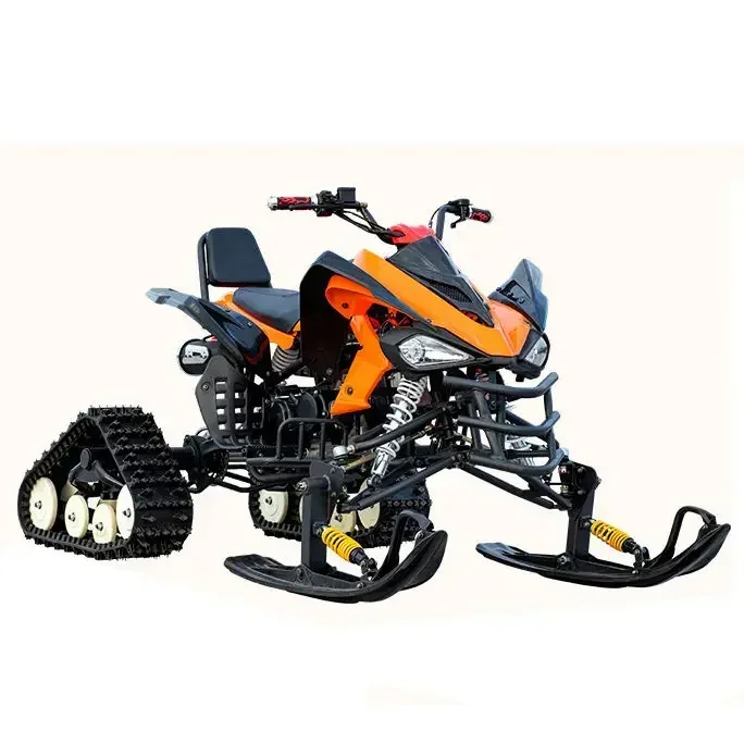 Venda direta da fábrica 150CC Veículo de neve elétrico a gasolina Snow Racer Snowmobile para adultos