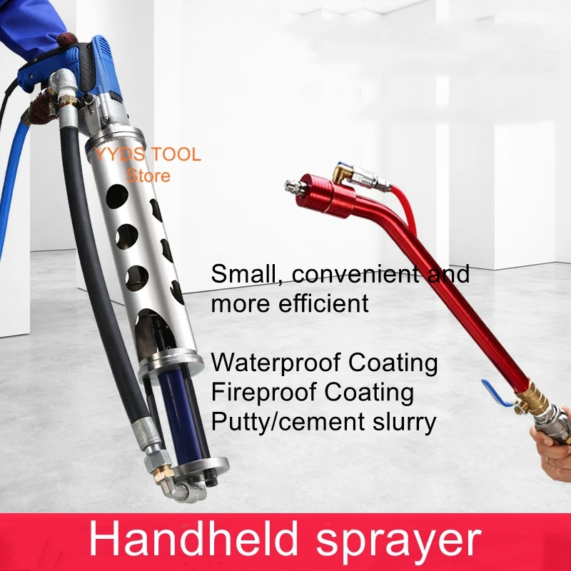Máquina de pulverização multifuncional elétrica pequena do pó da massa de revestimento da pintura do almofariz do cimento à prova dwaterproof água