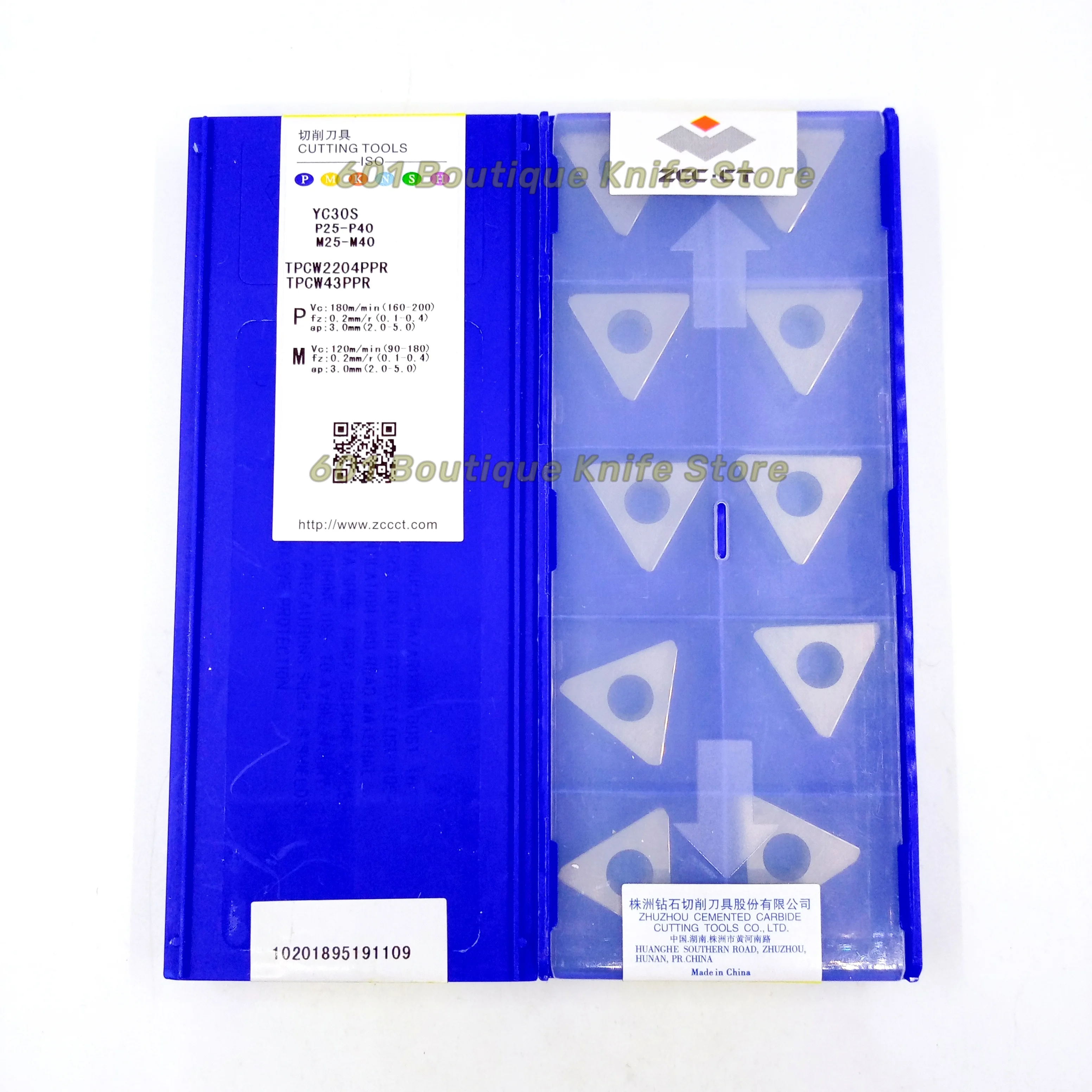 FREE SHIPPING ZCC CT diamond brand CNC alloy blade TPCW2204PPR YC30S YBG302