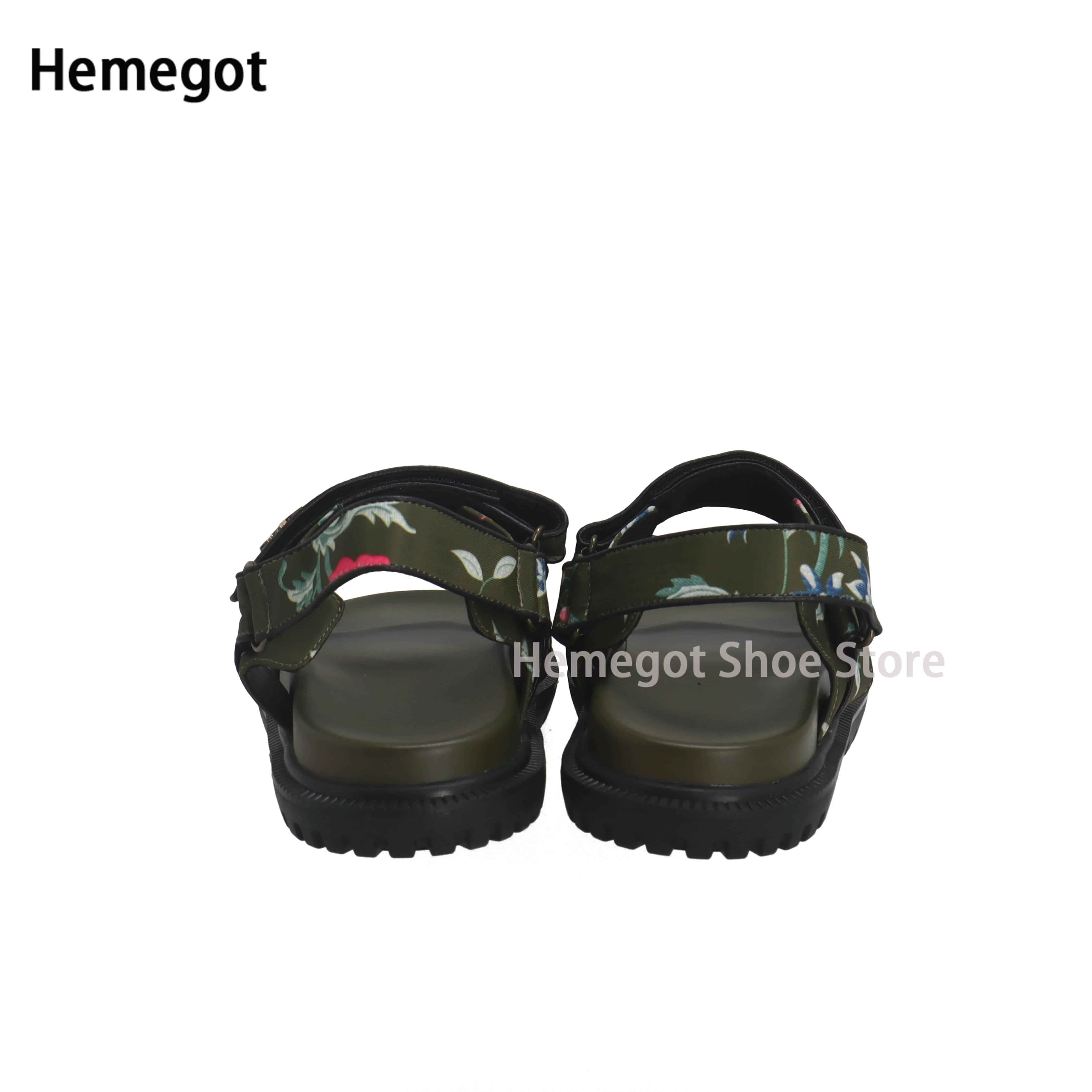 Multicolor Floral Embroidered Sandals Summer Flats for Women Technical Fabric Leather Handmade Flats Sandals Casual Shoes