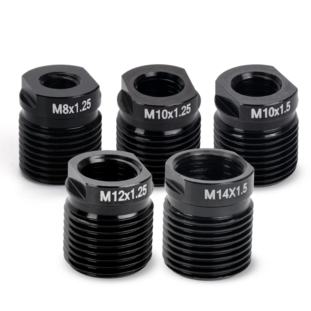 Shift Knob Adapter Aluminum Alloy with Inside Thread M8*1.25/M10*1.25/M10*1.5/M12*1.25/M14x1.5 for Gear Shifter Stick