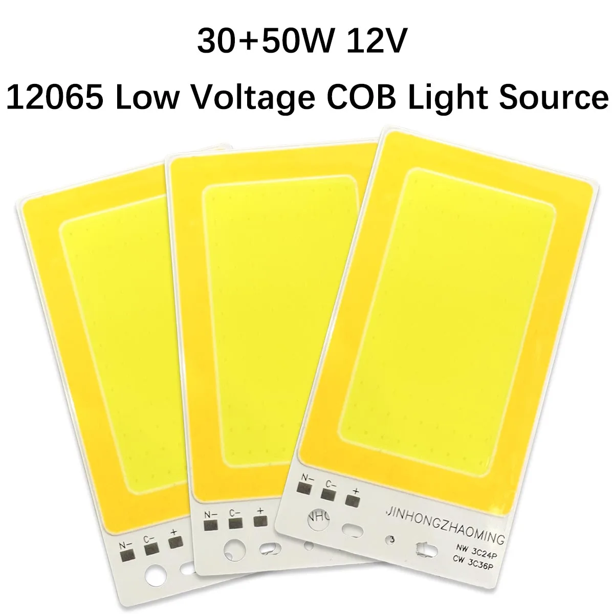 

DC12V Two Color LED Light Flip Chip COB Lamp 80W Warm Cold White Bicolor Dimmable 12V Bulb