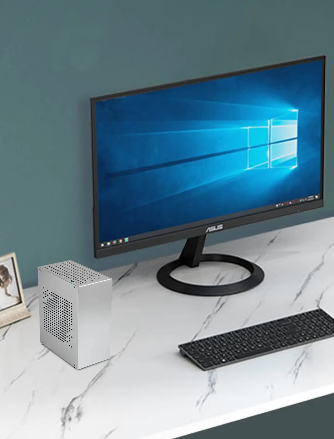 حافظة HTPC صغيرة مع كابل ipcie ، هيكل ITX صغير ، حقيبة كمبيوتر للألعاب ، بطاقة رسومات دعم ، RTX2070 ، I5 Mini