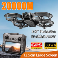S156 Screen Mini Drone with 90° Electric Adjustable 8K HD Camera WiFi Light Flow Drone Pocket Obstacle Avoidance Rc Quadcopter