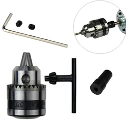 1.5-10mm Electric Drill Chuck Motor Conversion Drill Chuck Key 5/6/8/10/12 Mm Shaft B12 Taper Chuck Connecting Rod Driver Tool