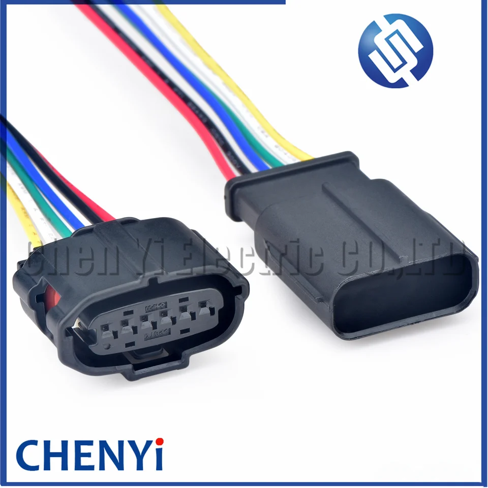 6 Pin TS 025 Series Accelerator Pedal Sensor Connector harness
