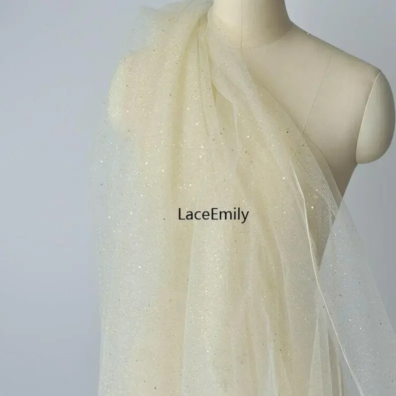 12 Colors glitter lace fabric sequin soft tulle Fabric For Baby Tutu Dress, Gowns, Wedding Veil, prom dresses 1 yards