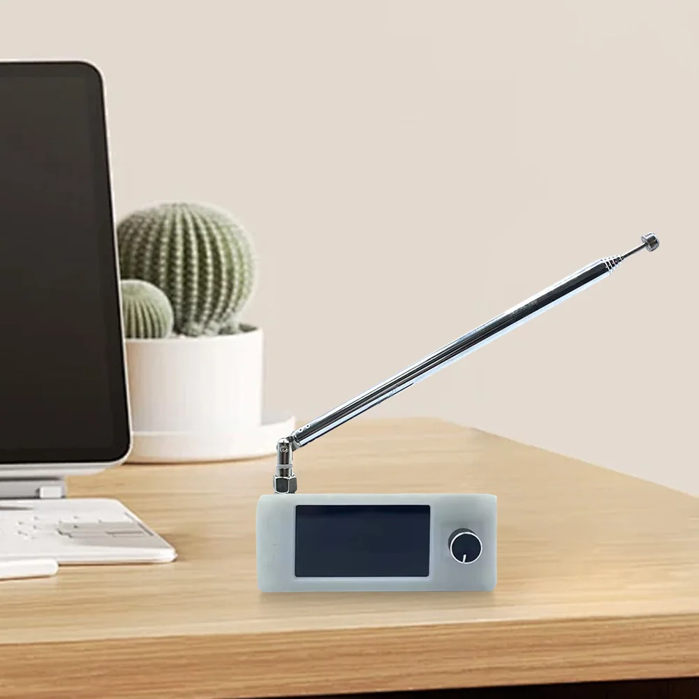 SI4732 0.5-108 ميجا هرتز جيب راديو صغير LSB USB AM FM راديو 1.9 بوصة IPS شاشة جميع الموجات راديو استقبال HF SW MW VHF راديو وهوائي