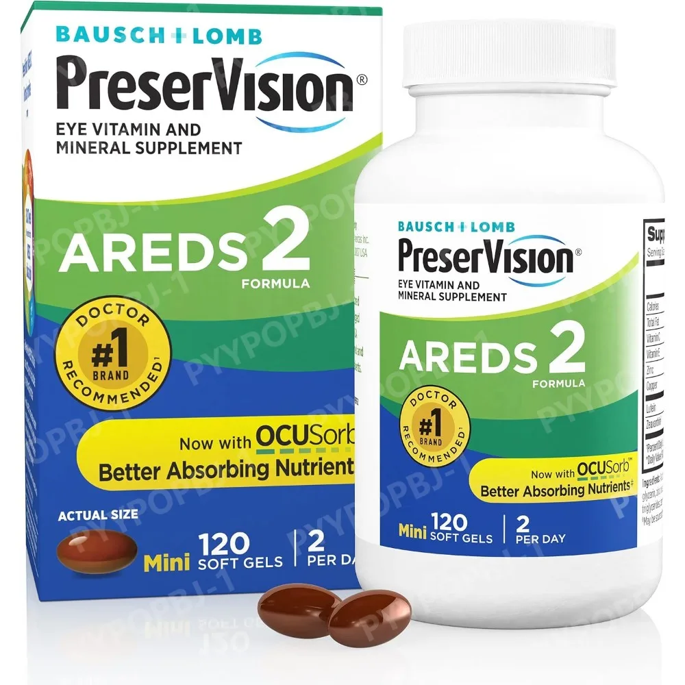 

PreserVision AREDS 2 Eye Vitamin and Mineral Supplement with OCUSorb Lutein and Zeaxanthin by Bausch Lomb