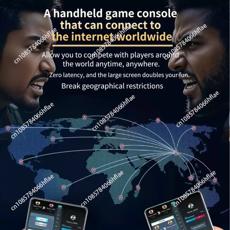 3.5‑Inch IPS Screen Retro Hand‑held Gaming Device, WiFi Online Battle Function, Compact Portable PSP‑Style Video Game Console