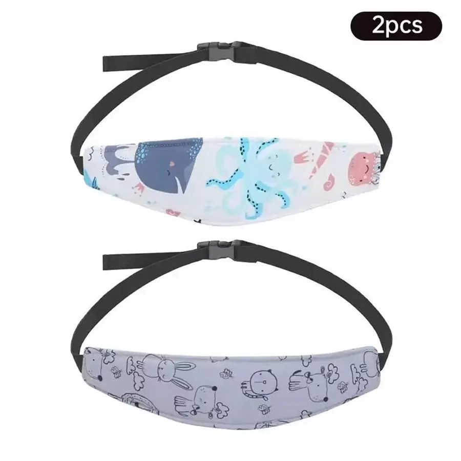 1/2PCS Car Safety Headband Infant Safety Seat Head Fixing Sleeping Belt Dozing Off Sleeping Safety Belt