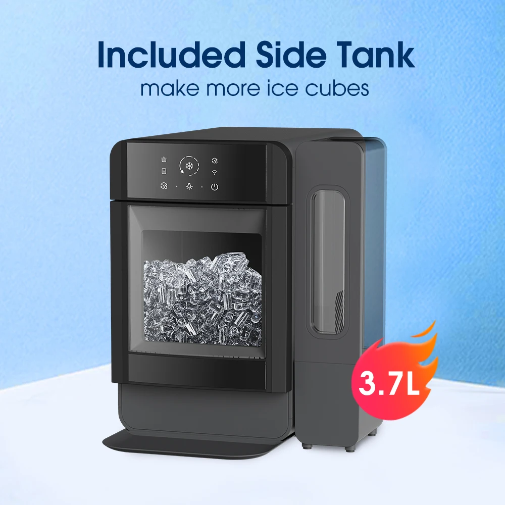 15KG   Nugget Ice  Excellent Insulation Portable Self Cleaning New Design Ice Machine Quietly