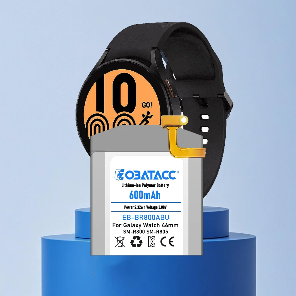 2025 Years New EOBATACC EB-BR800ABU 600mAh Battery  For SAMSUNG S4 46MM SM-R800 R800 R805 SM-R805 SM-R800 + Free Tools