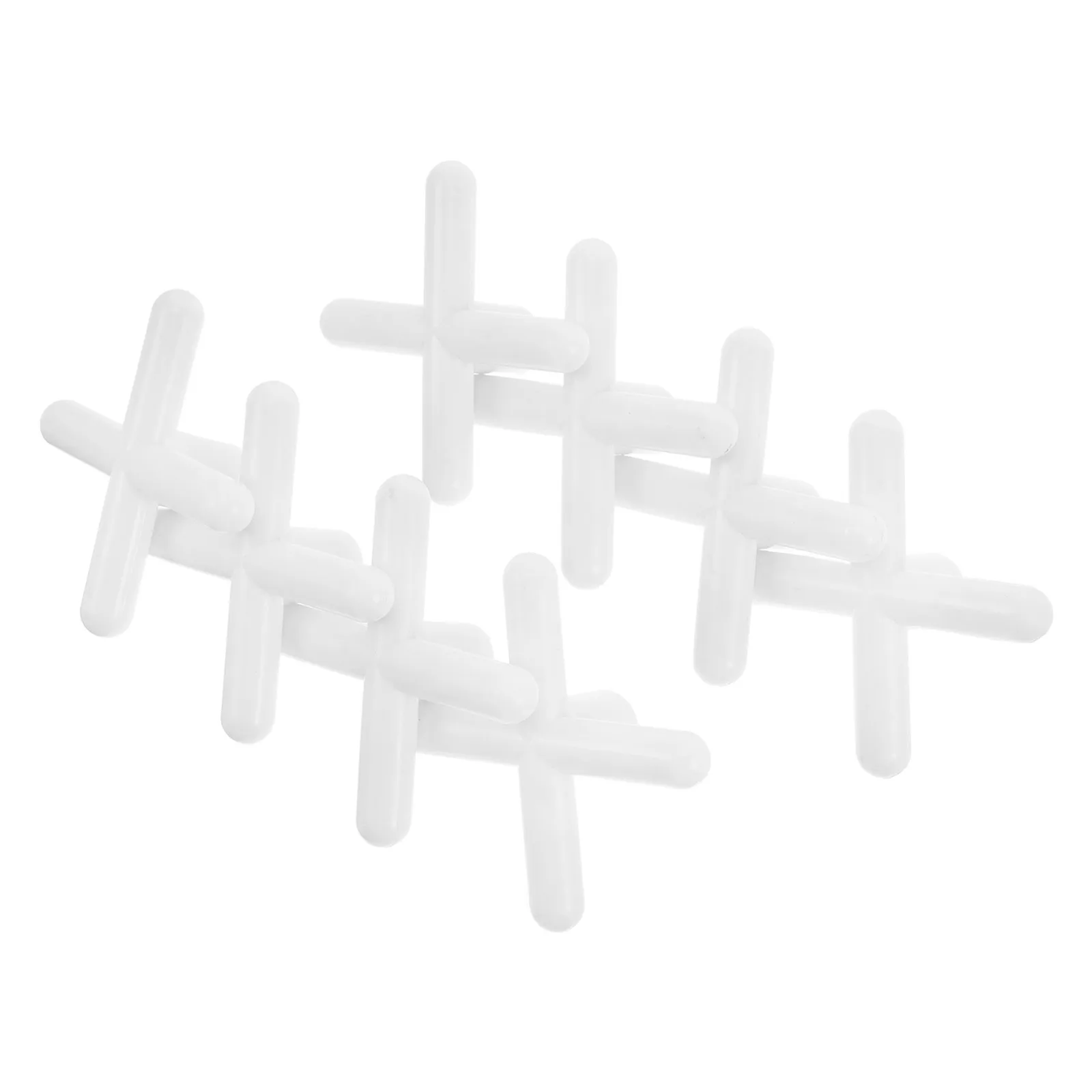 

10pcs Pool Bridge Head Replacement Cross Cue Rest Telescopic Frame White Billiards Accessory Plastic Design Stable for Play