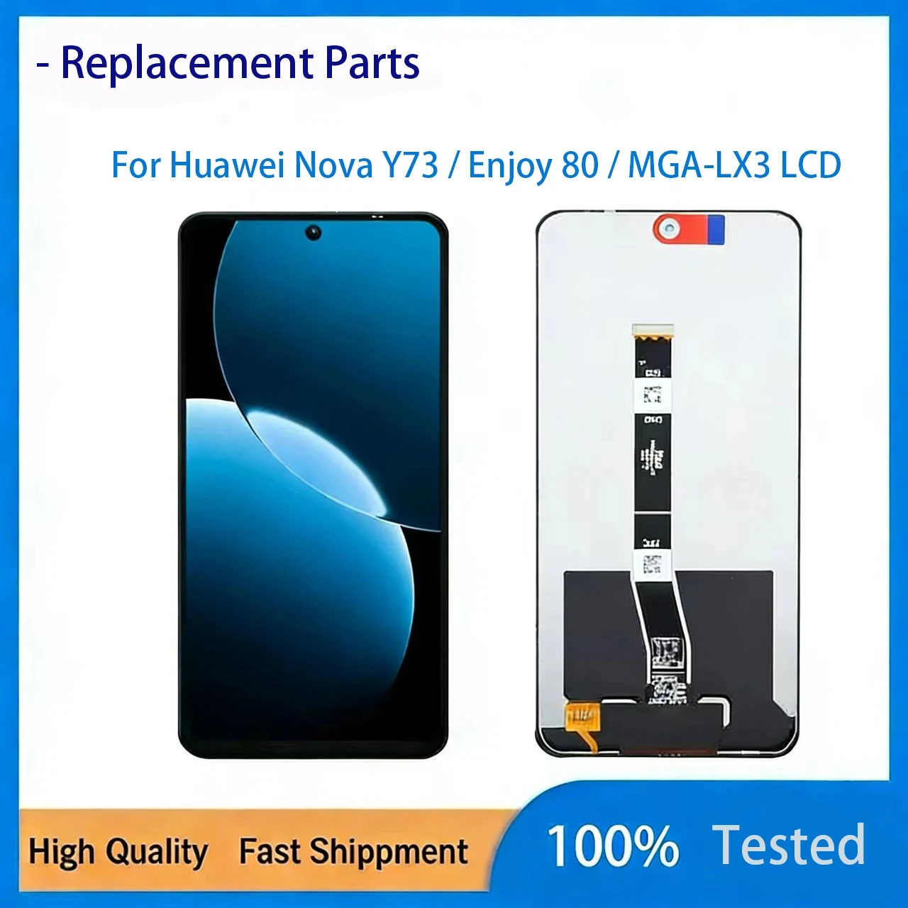 For Huawei Nova Y73 / Enjoy 80 / MGA-LX3 LCD Display Touch Screen Digitizer Assembly Replacement 90hz