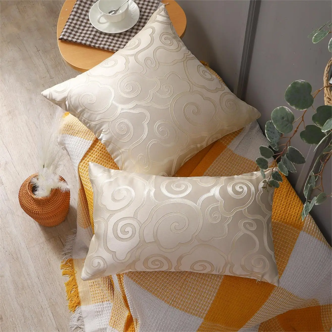 1Pc Nordic Light Luxury Cushion Cover Modern Geometric Patterns Pillow Covers Decorative Living Room Throw Pillowcases