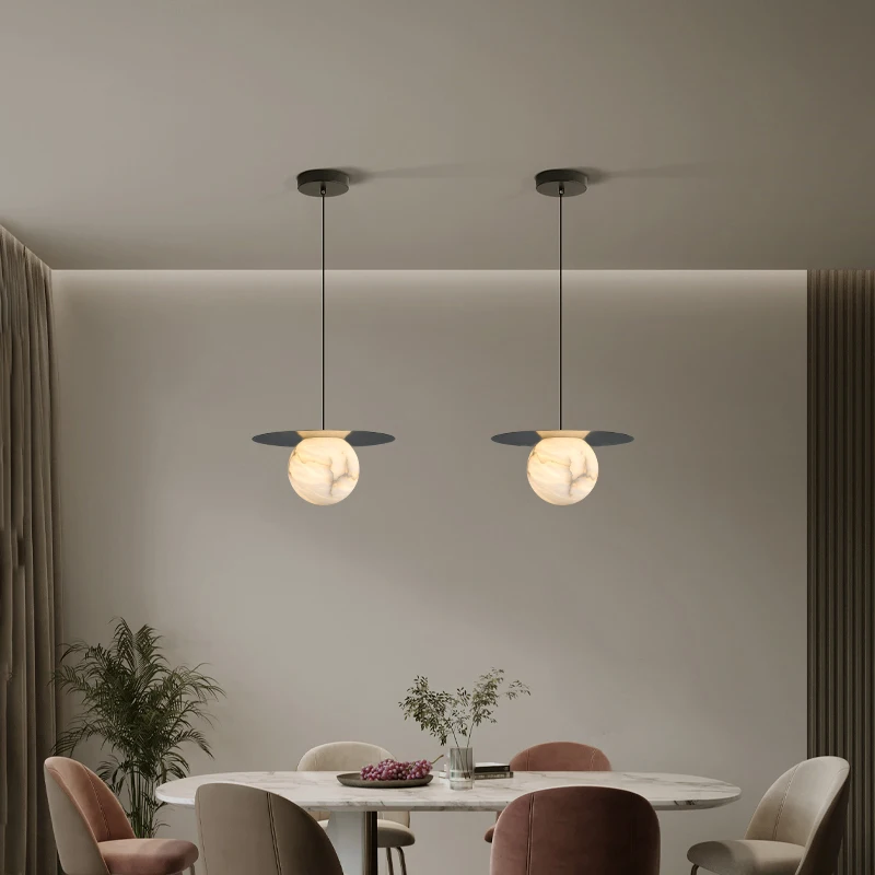 

Modern Snowflake Gypsum Chandelier Pendant Lamp Ceiling Light Dimmable 3 Color Changeable with for Bedroom Living Room