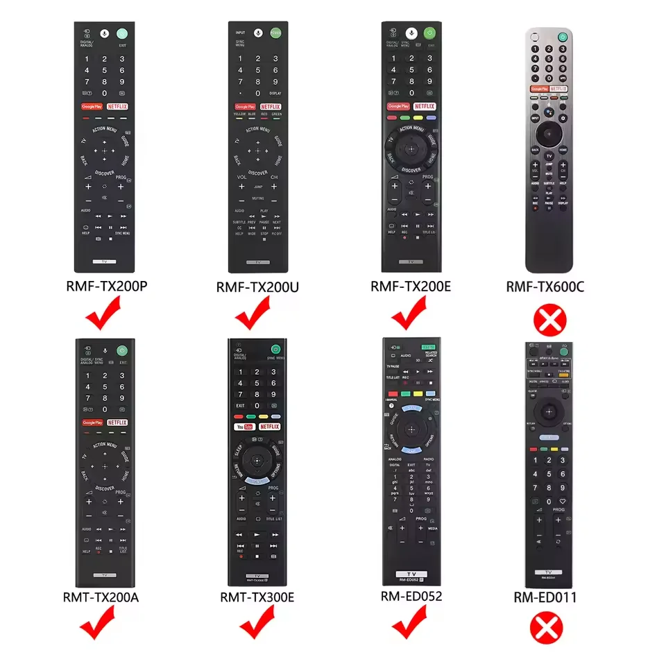 Luminous Soft Silicone Protective Covers for Sony TV RM-ED052 RM-ED050 RMT-TX200C RMT-TX100D RM-ED053 RM-ED060 RMF-TX300C Remote