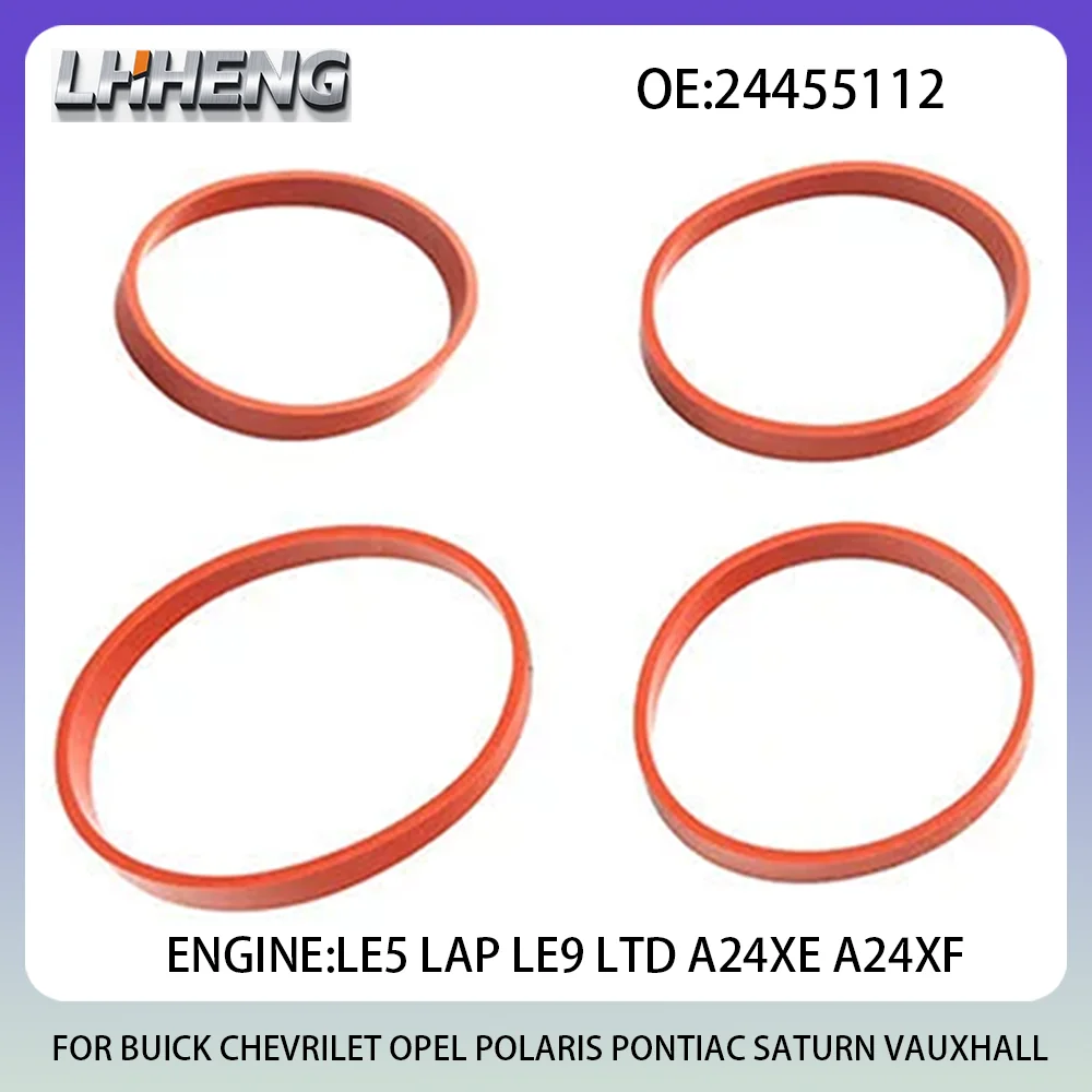 Intake Manifold Gasket For BUICK CHEVRILET OPEL POLARIS PONTIAC SATURN VAUXHALL 2.2L 2.4L 2.2 2.4 L T L4 GAS 04-15 24455112 LE5