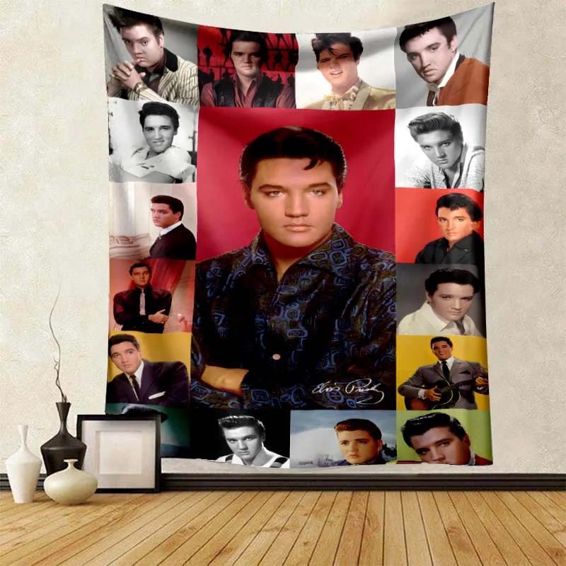 

Elvis Presley pattern printing blanket living room bedroom modern home decoration children's room soft comfortable blankets gift