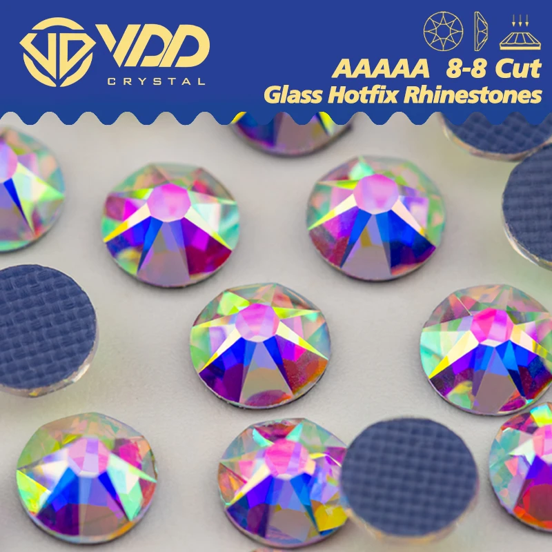 VDD SS6-SS30 AAAAA Top Quality 2088 8 Big 8 Small Hotfix Crystal AB Rhinestones Flatback Stones Clothes Wedding Dress Decoration