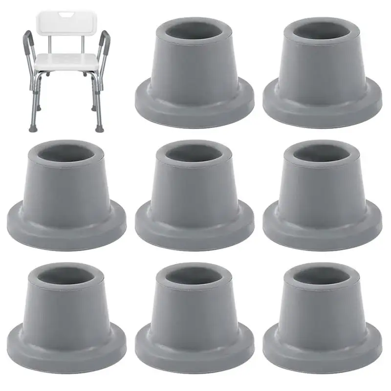 Shower Chair Feet Replacement Shower Chair Replacement Feet 8pcs Anti-slip Suction Cup Feet Rubber Caps For Bathtub Chair