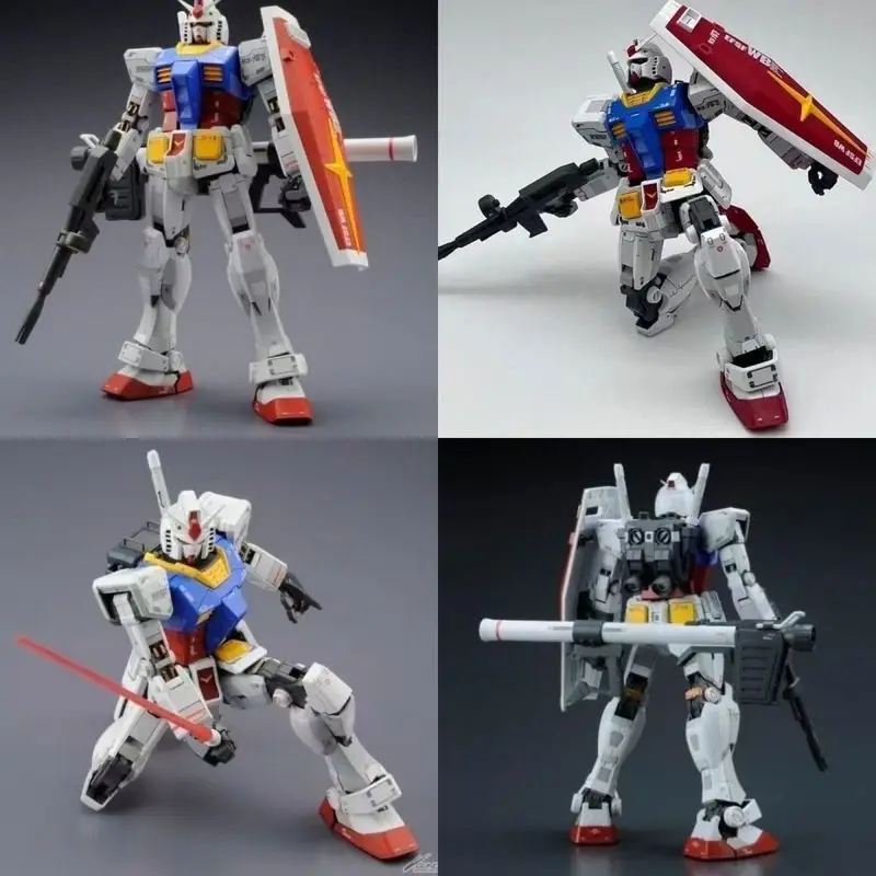 Gto Stars Moving Mobile Suit Rx-78-2 Origin Montieren Sie einen Modellbausatz, Warleague-Thema, dekorative Kinderspielzeug-Actionfigur