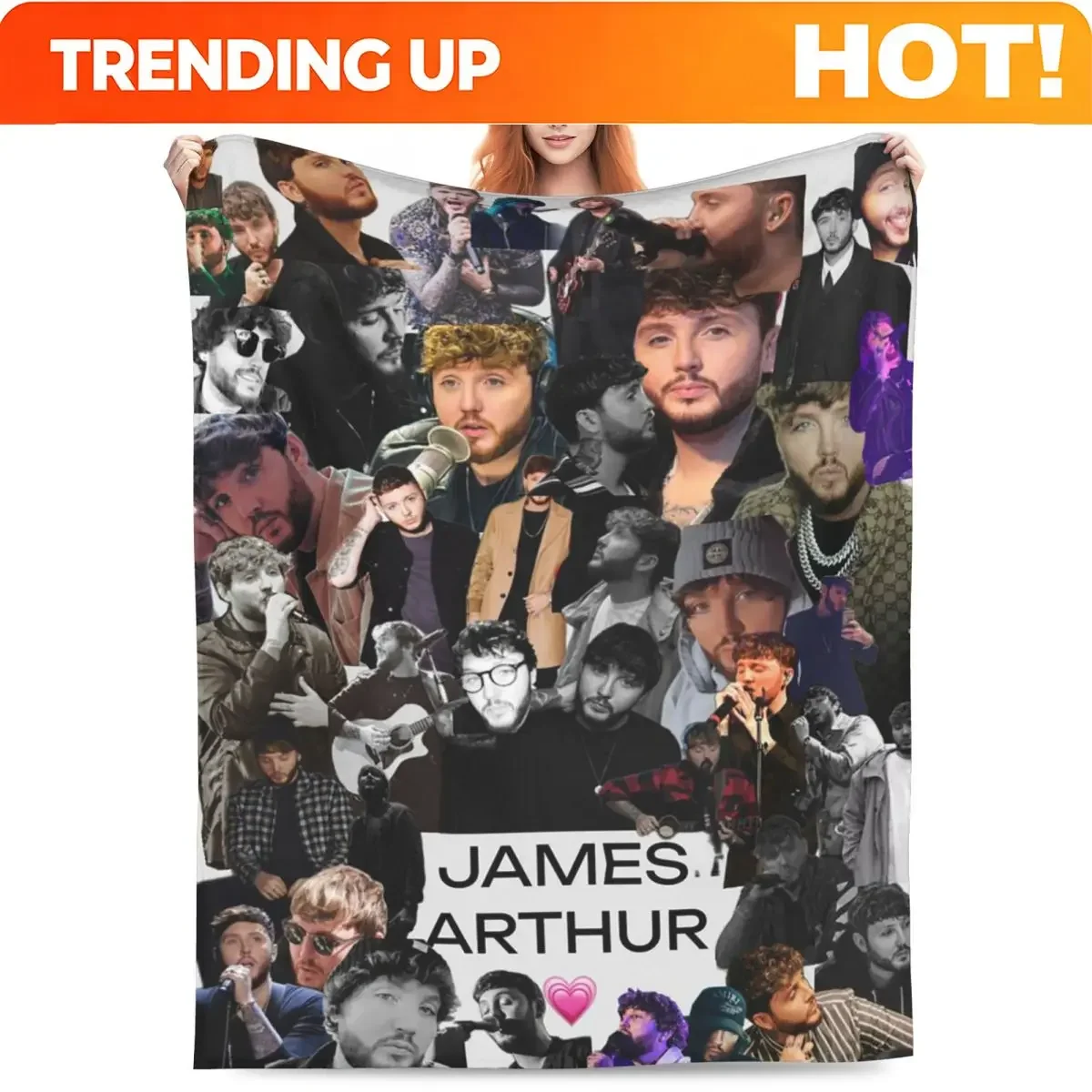 Custom James Arthur Itll All Make Sense In The End Blanket Flannel Sofa Throw Blanket Throw Blankets For Bedding Throws Bedsprea