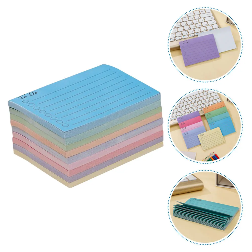 

9 Pcs Notepad Adorable Stickers Daily Use Memo Index Cards Bulk Lined Cute