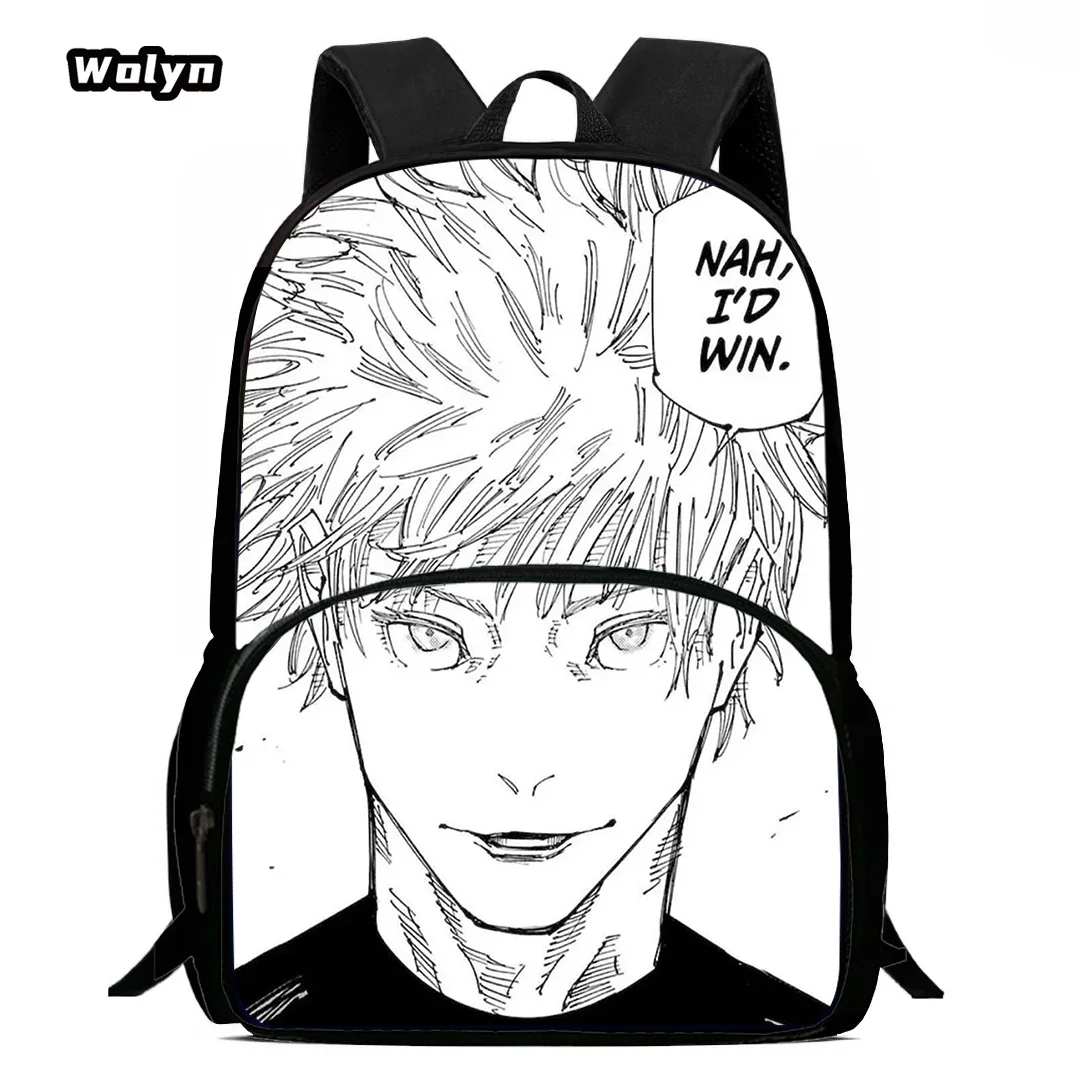 Anime Mahito School bags for Boy Girls Mochila Cartoon Children\'s Backpack,Light Weight Kids Backpack for Primary Students