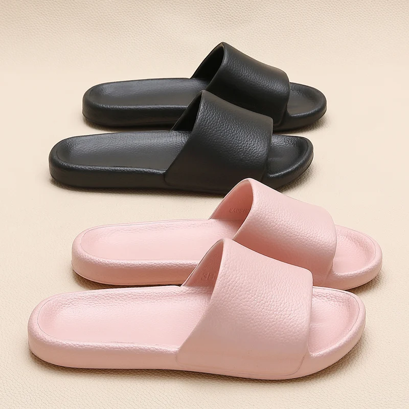 

Summer New Slippers Men Women EVA Soft Bottom Slippers Indoor House Slides Flats Sandals Outdoor Beach Shoes Couples Flip Flops