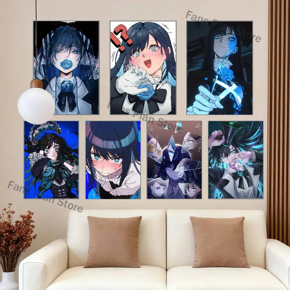 Virtual Singer A-Ado Poster High Quality Dorm Living Room Aesthetic Wall Decoration Painting Stickers Gift