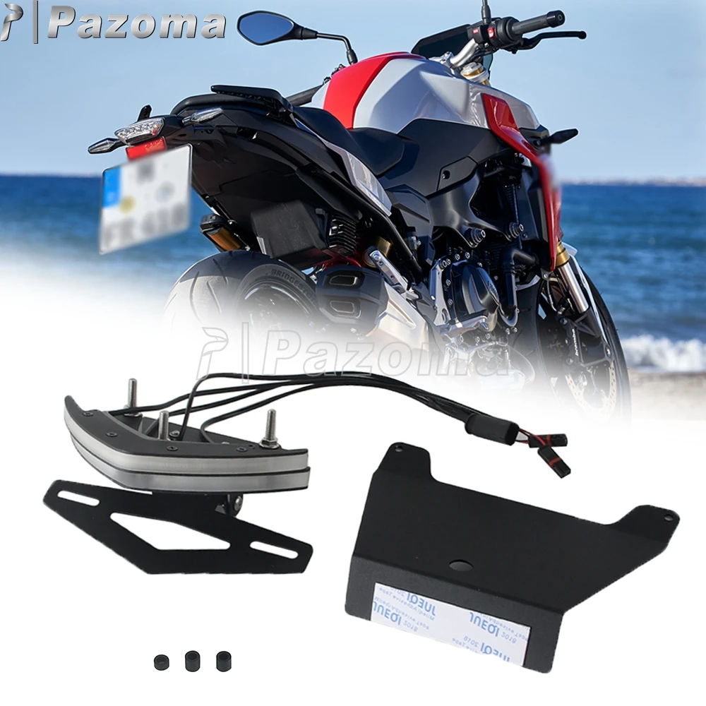 

Реєстрационный держатель номерного знака, кронштейн для мотоцикла, светодиодный хвост, аккуратное заднее крыло, фиксатор поворота для BMW F900R F900XR