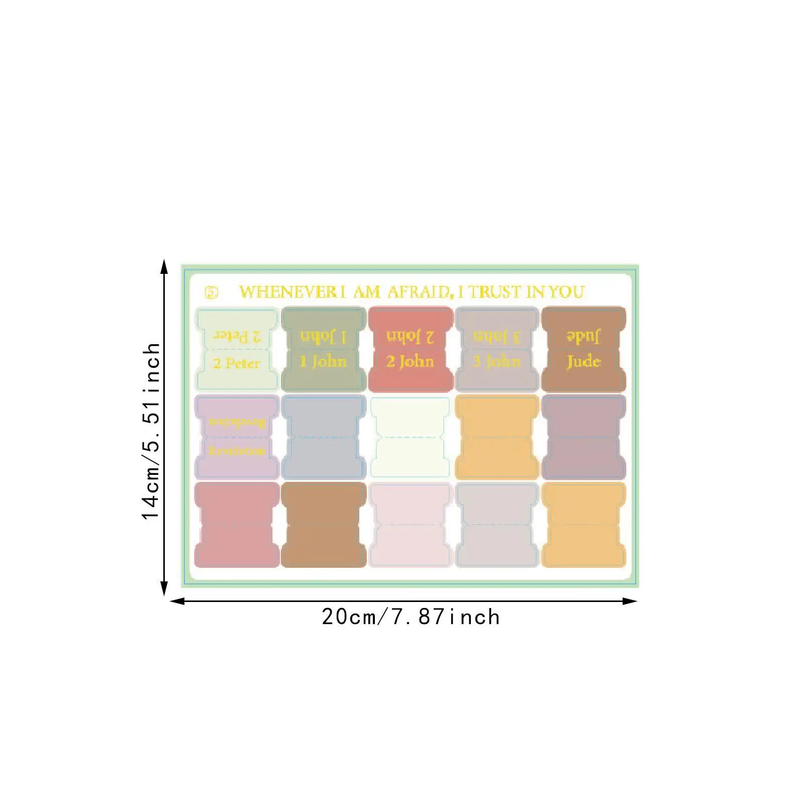150 Tabs Bible Index Tabs Easy to Apply Decorative Colorful Laminated Large Print Bible Study Tabs Bible Book Tabs for Women Men