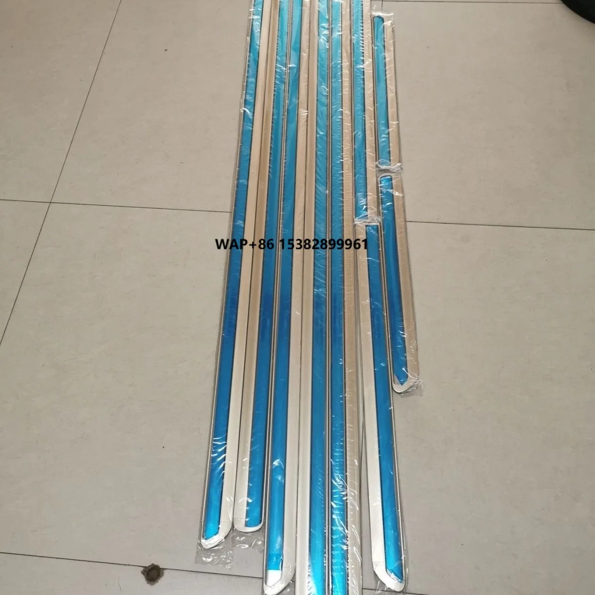 

9Pcs Body Electroplating Decorative Anti-collision Strip Chrome Anti Scratch Modification for Coaster