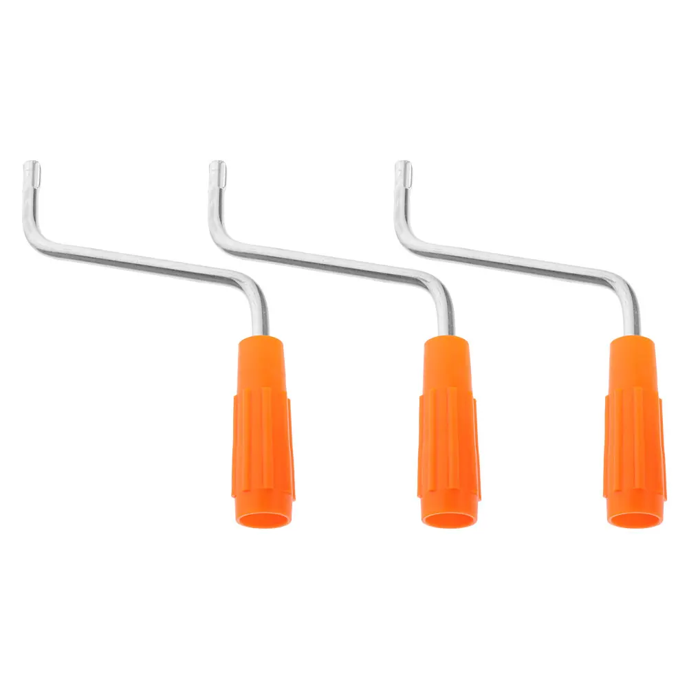 

3pcs Pasta Machine Handle Accessories Orange Replacement Crank for Roller Manual Noodle Maker Tools Compact Universal