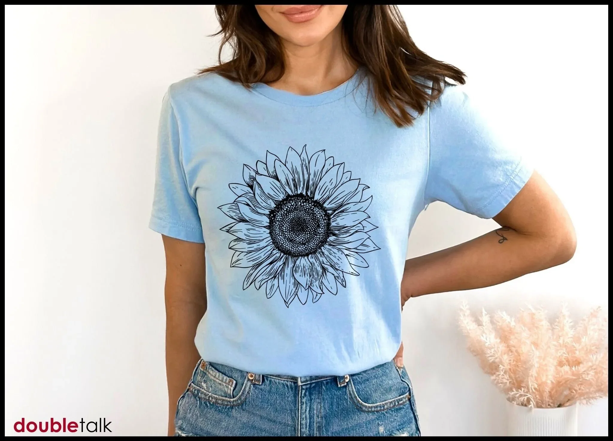 

Sunflower T Shirt Floral Flower Garden Fall Sunshine