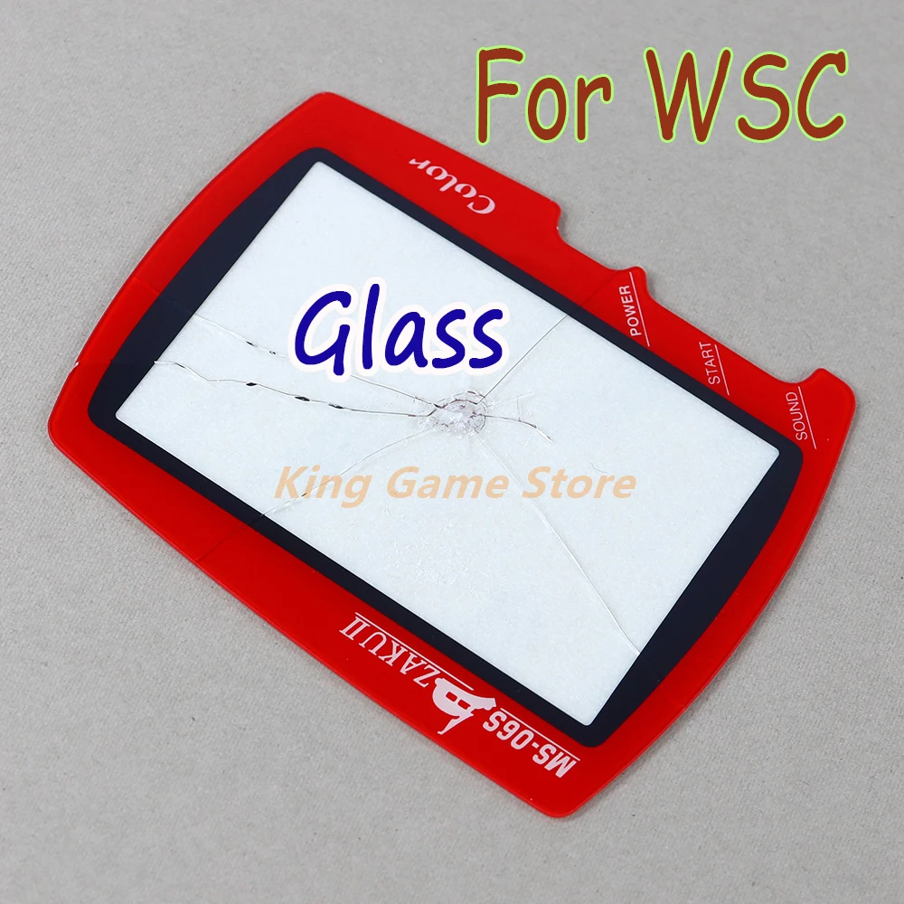 30pcs Glass Screen Cover lens for WSC For Wonder Swan Color Protector screen lens screen panel BANDAI