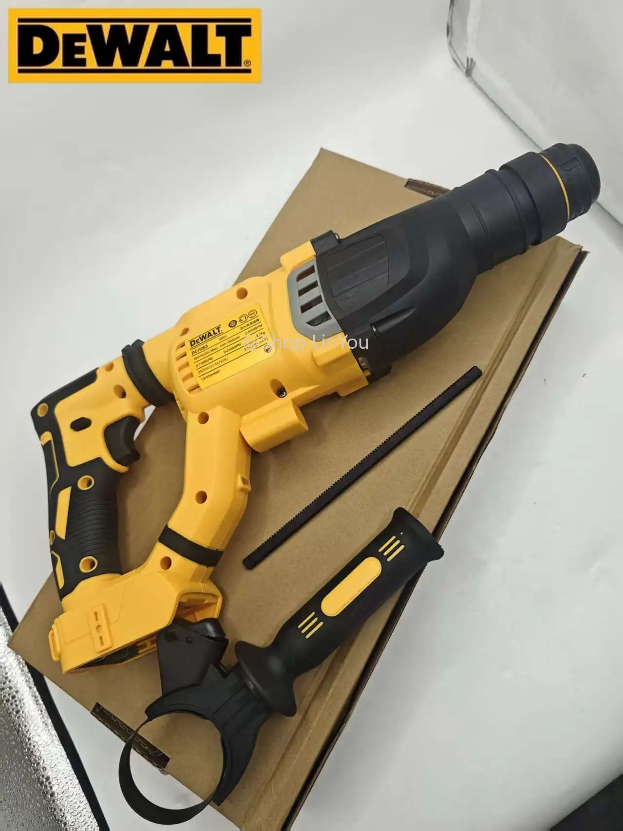DEWALT DCH263 20V Brushless Cordless Rotary Hammer, SDS-Plus Power Tool for Wall & Concrete Drilling
