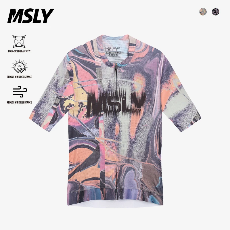 msly-2026-summer-men's-cycling-jersey-spring-road-bike-pro-team-breathable-cycling-shirt