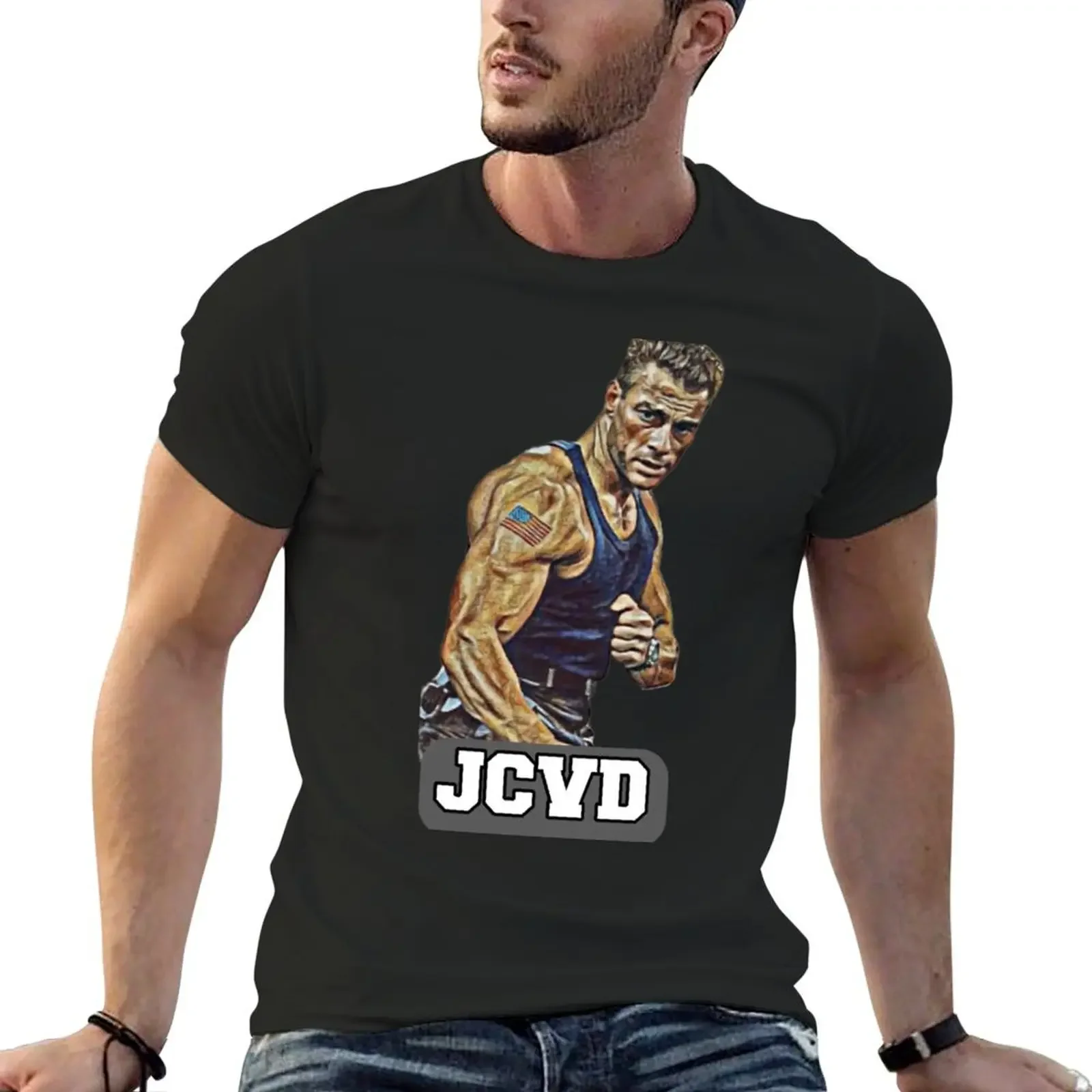

Jean-Claude Van Damme T-Shirt summer clothes summer top blanks oversized t shirt men