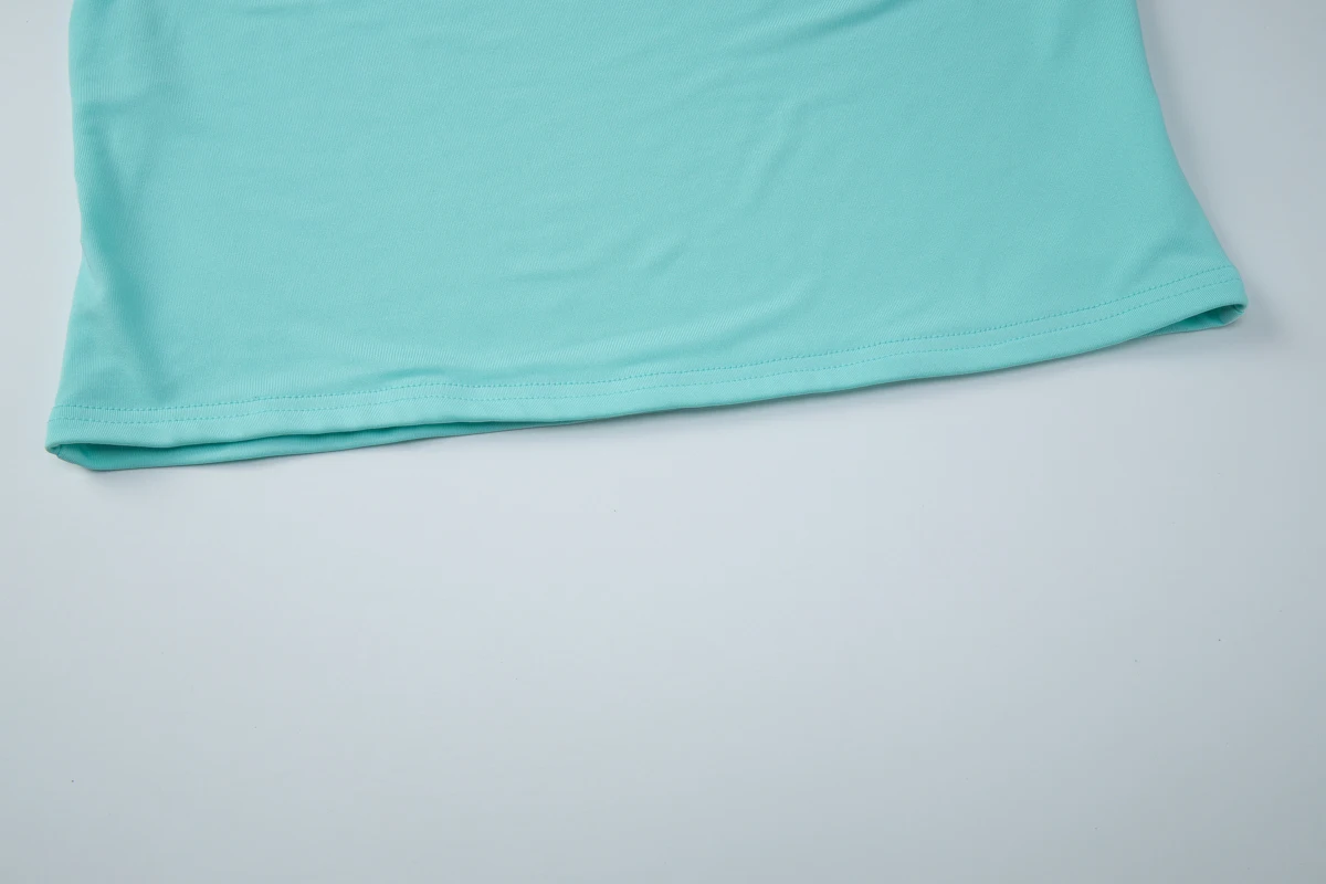Hugcitar Modisches Trägerloses Einfarbiges Gerafftes Drapiertes Sexy Crop-Top für Damen, Sommerliche Freizeitkleidung, Streetwear, Party- und Urlaubs-T-Shirts – Detail 7