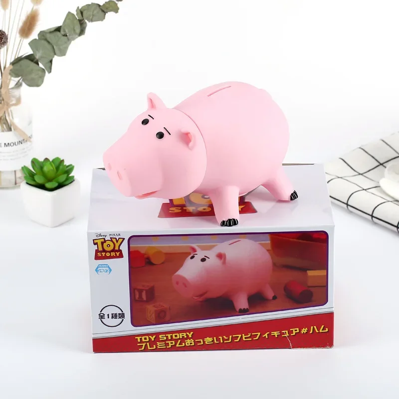 21cm Disney Toy Story 4 Hamm the Piggy Bank Q Version  PVC Pig Action Figures Mini Dolls Kids Toys Model Children Brithday Gift