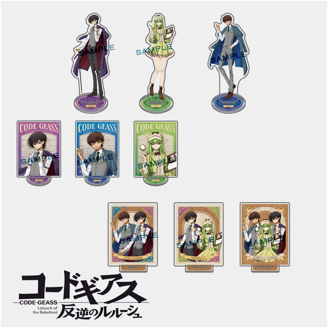 Anime Code Geass Acrylic Stand Keychain Lelouch Popular Anime Character Originality Desktop Decoration Gifts Cartoon Products