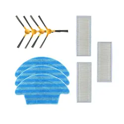 Vacuum Cleaner Side Brush HEPA Filter Mop Cloth Rags for Mamibot PetVac 280 Petvac280  Robot Vacuum Cleaner Parts Accessories