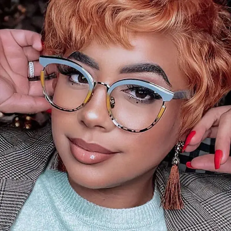 New Cat Eye Photochromic Myopia Sunglasses  Luxury Brand Designer Eyeglass Frame Shortsighted Glasses image 2