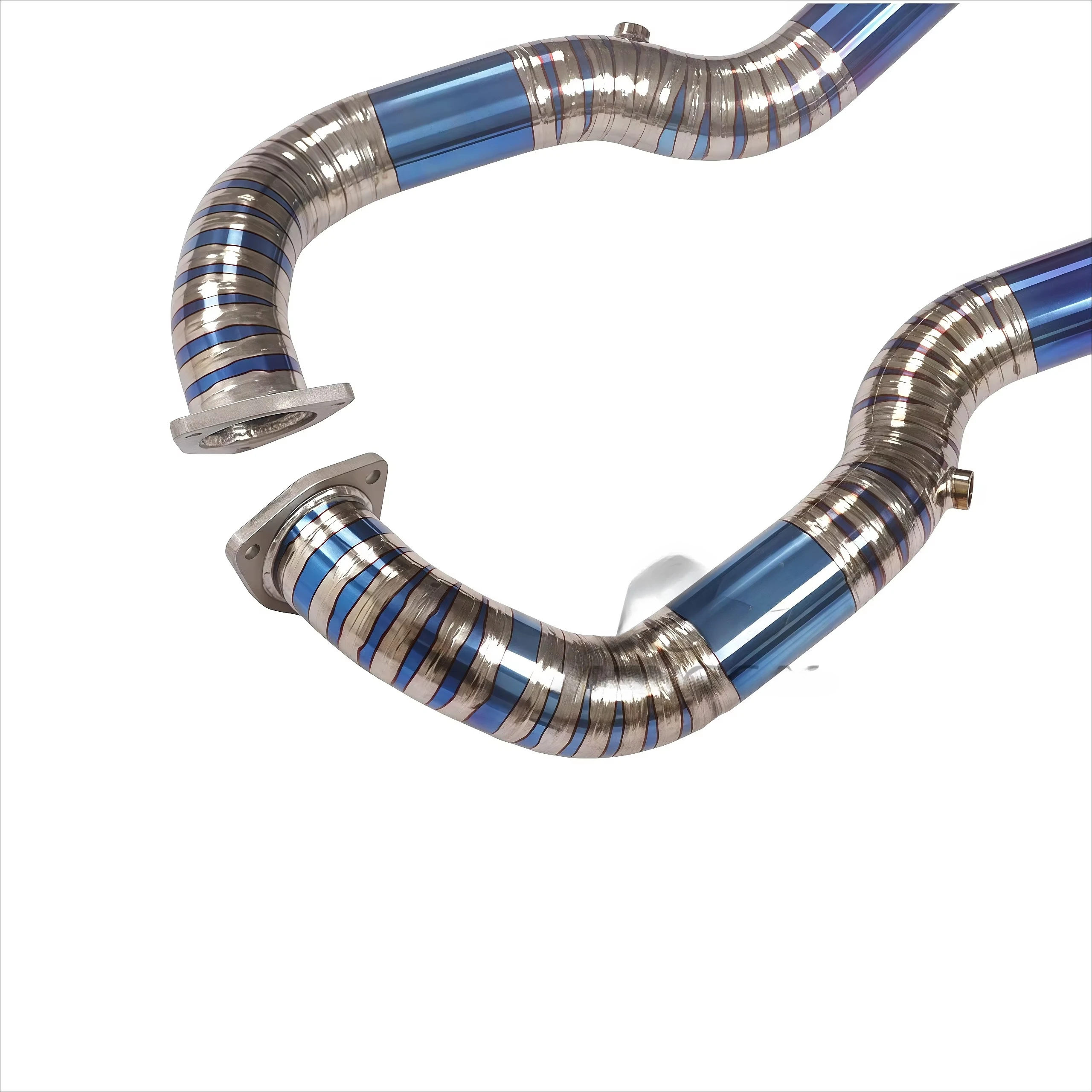 High Quality Direct Exhaust Downpipe Head for 718 GT4 RS 4.0L 2023+ Car Titanium Alloy Performance Exhaust Pipes Upgrade