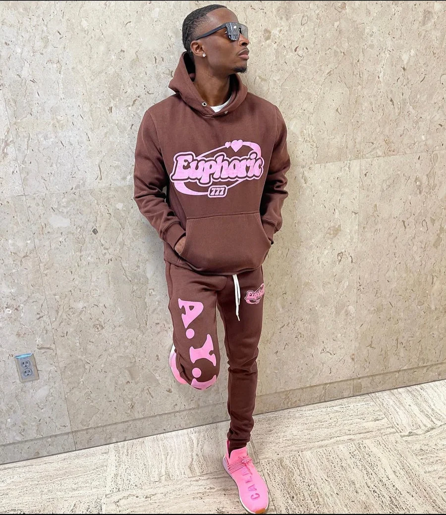 Autumn and winter European and American Harajuku 777 letter hoodie street printing loose men's and women's casual y2k clothes